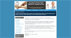 Desktop Screenshot of alabamapodiatrists.org